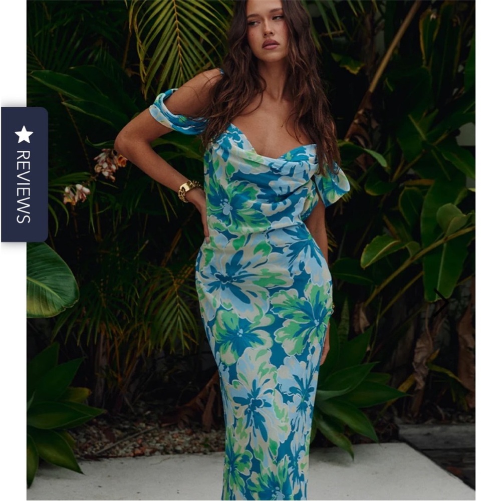 Brand new runaway the label Blue and Green Women's Dress size medium never worn